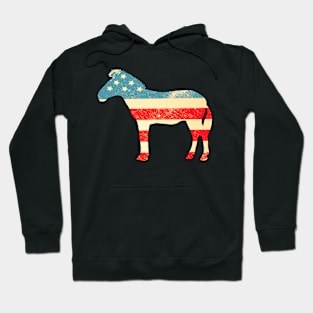 American Flag Zebra Hoodie